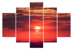 Tablou cu soarele colorat (150x105 cm)