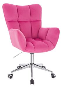 HR650K Scaun Roz Catifea
