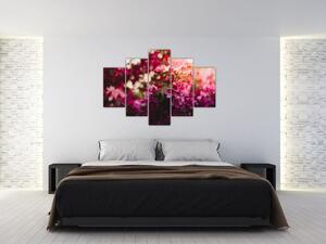 Tablou cu florile tufișului înflorit (150x105 cm)