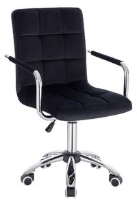 HC1015KP Scaun Neagră Catifea