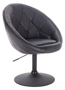 HC8516N Scaun Negru cu Bază Neagră