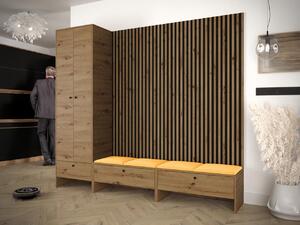 Z0ND0 Mobilier hol Esmaldos VI (Stejar artisan + Negru + Galben) . 1104726
