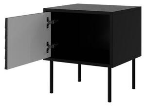 Set 2 noptiere Hermano (Negru + Nuc warnia) . 1105888