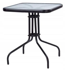 Masă de grădină din sticlă 60 cm