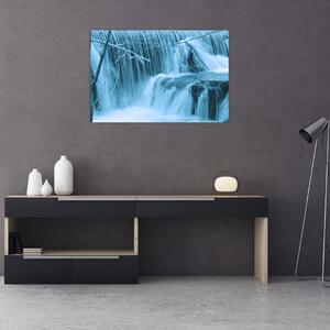 Tablou - cascadele închețate (90x60 cm)