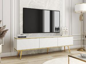 Dulap TV Onasewo II (Alb + auriu) . 1106250
