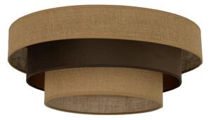 Plafonieră WENTA 1xE27/60W/230V, diam. 50 cm, iută/maro