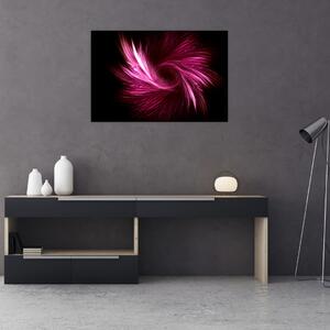 Tablou - abstracția în roz (90x60 cm)