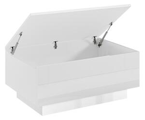 Măsuță cafea Nasonat 90 x 60 (marmură alb) (cu sp. depozitare). 1103744