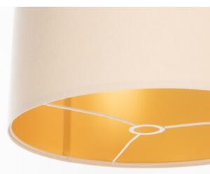 Abajur universal STANDART E27 d. 45 cm crem/auriu