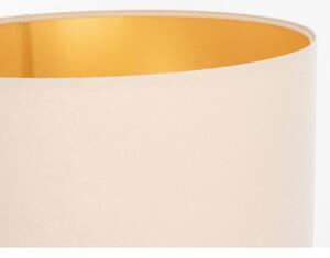 Abajur universal STANDART E27 d. 45 cm crem/auriu