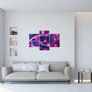 Tablou abstract mov (90x60 cm)