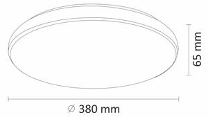 Plafonieră LED DESERT LED/24W/230V cu telecomandă