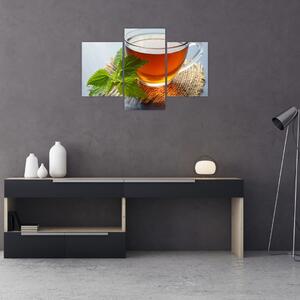 Tablou cu ceașca cu ceai (90x60 cm)