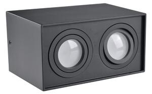 Lampă spot HADAR Q2 2xGU10/10W/230V negru