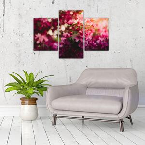 Tablou cu florile tufișului înflorit (90x60 cm)