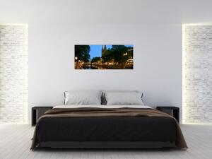 Tabou orașului istoric nocturn (120x50 cm)