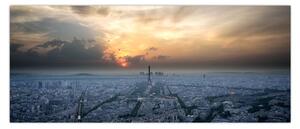 Tabloul - Paris din înâlțime (120x50 cm)