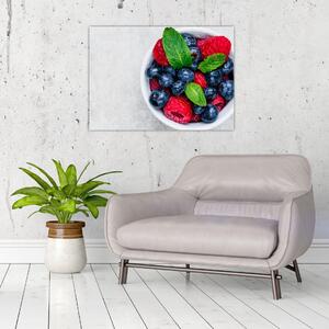 Tablou - bol cu fructe de pădure (70x50 cm)