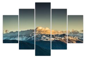 Tablou - vârfuri de munți (150x105 cm)