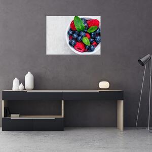 Tablou - bol cu fructe de pădure (70x50 cm)