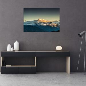 Tablou - vârfuri de munți (90x60 cm)
