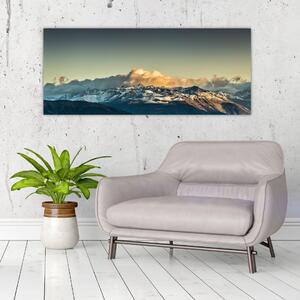 Tablou - vârfuri de munți (120x50 cm)