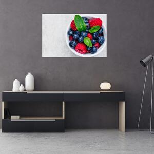 Tablou - bol cu fructe de pădure (90x60 cm)