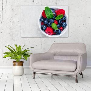 Tablou - bol cu fructe de pădure (90x60 cm)
