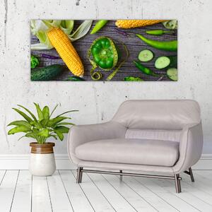 Tablou cu legume (120x50 cm)