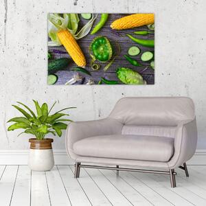 Tablou cu legume (90x60 cm)