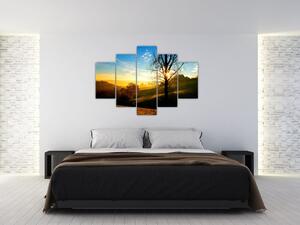 Tablou cu răsăsrit de soare (150x105 cm)