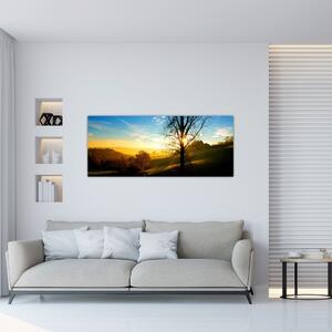 Tablou cu răsăsrit de soare (120x50 cm)