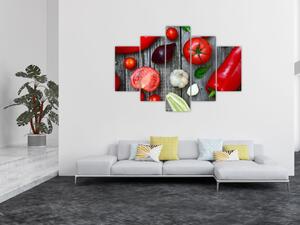 Tablou cu legume (150x105 cm)
