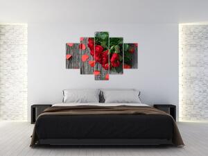 Tablou - cu buchet de flori (150x105 cm)