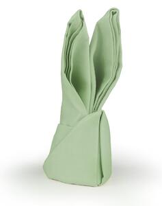 Șervet de pânză pliat Bunny - Deschisă verde