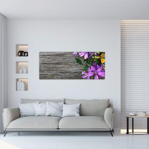 Tablou - flori de câmp (120x50 cm)