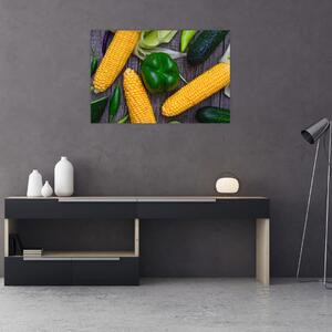 Tablou cu legume (90x60 cm)