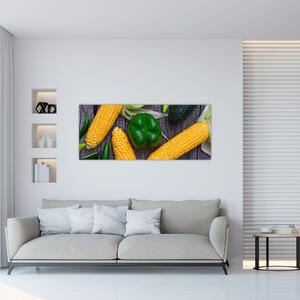 Tablou - legume (120x50 cm)