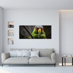 Tablou cu papagal (120x50 cm)