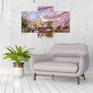 Tablou cu cireș japonez (90x60 cm)