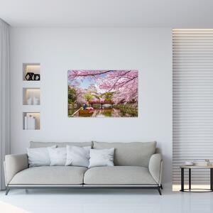 Tablou cu cireș japonez (90x60 cm)
