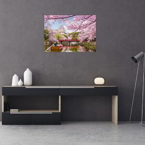 Tablou cu cireș japonez (70x50 cm)