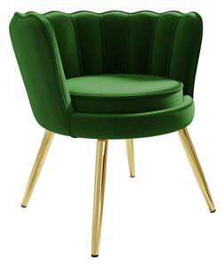 Fotoliu Comfivo Univae, Verde, Auriu, Tapiterie, 75x76x72cm, 12.3 kg