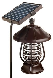 Lampa solara pentru gradina, anti-insecte, tantari, muste, UV, LED, material ABS, putere 5W, 1.2 V, autonomie 8 ore, 2 moduri de functionare, IP65, el