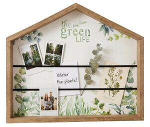 Tablita de perete pentru fotografii GREEN LIFE, naturala
