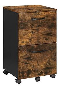 Comoda birou, Vasagle, Negru , 42x40x70 cm