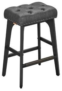Scaune de bar Vasagle Negru 44x32x66 cm