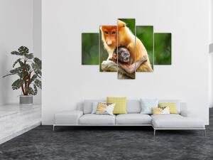 Tablou cu maimuțe (150x105 cm)