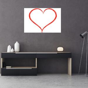 Tablou cu inima (90x60 cm)